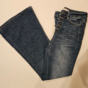 Women's High Rise Y2K 70s Flare Bootcut Jeans, Size 5/27W